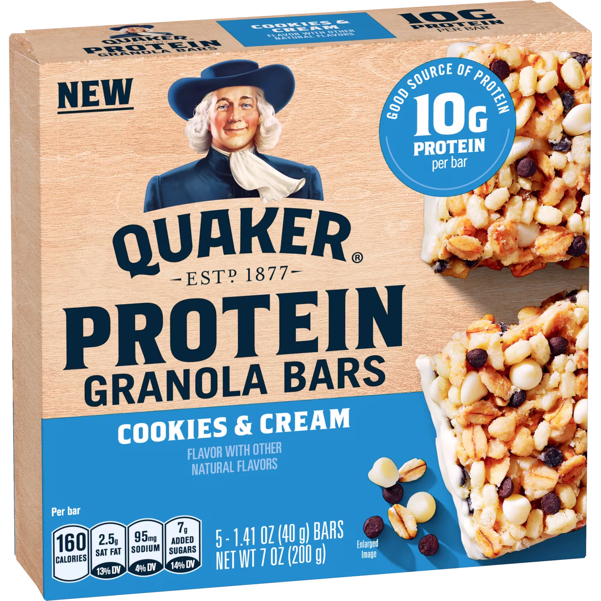 Quaker Protein Granola Bars – Cookies & Cream